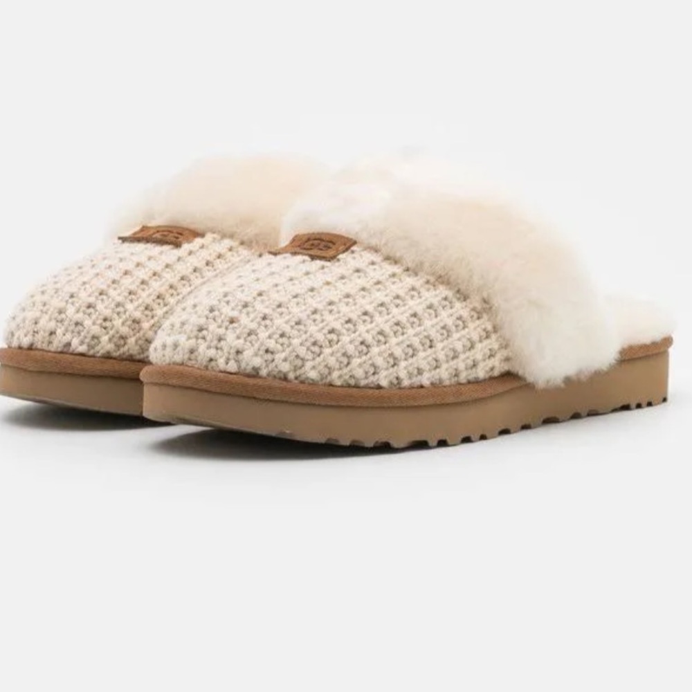 UGG Cozy Knit Genuine Shearling Slipper